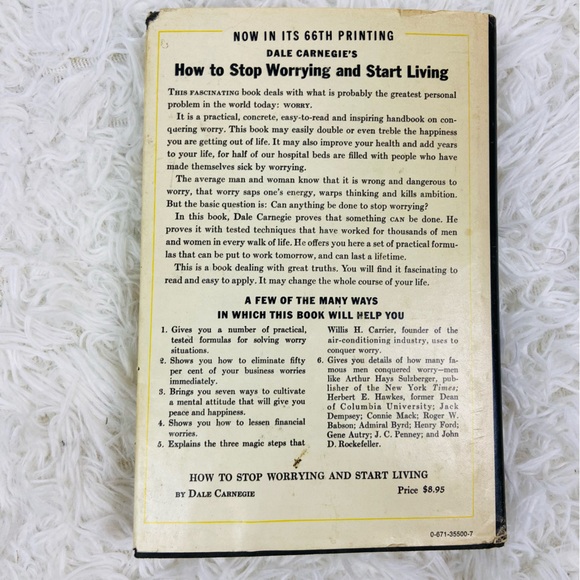 HOW TO WIN FRIENDS AND INFLUENCE PEOPLE BY DALE Carnegie self help book - Picture 8 of 8